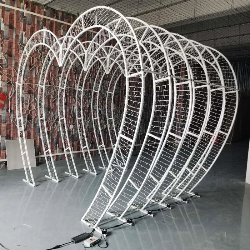 New Style Indoor and Outdoor Large Ramadan Eid Moon Decorations Lights for Shopping Mall