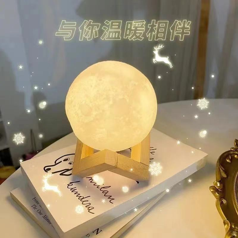 Creative DIY Planet Lantern Handicraft Painting Personality Graffiti Moon Night Light (CFLT24023)