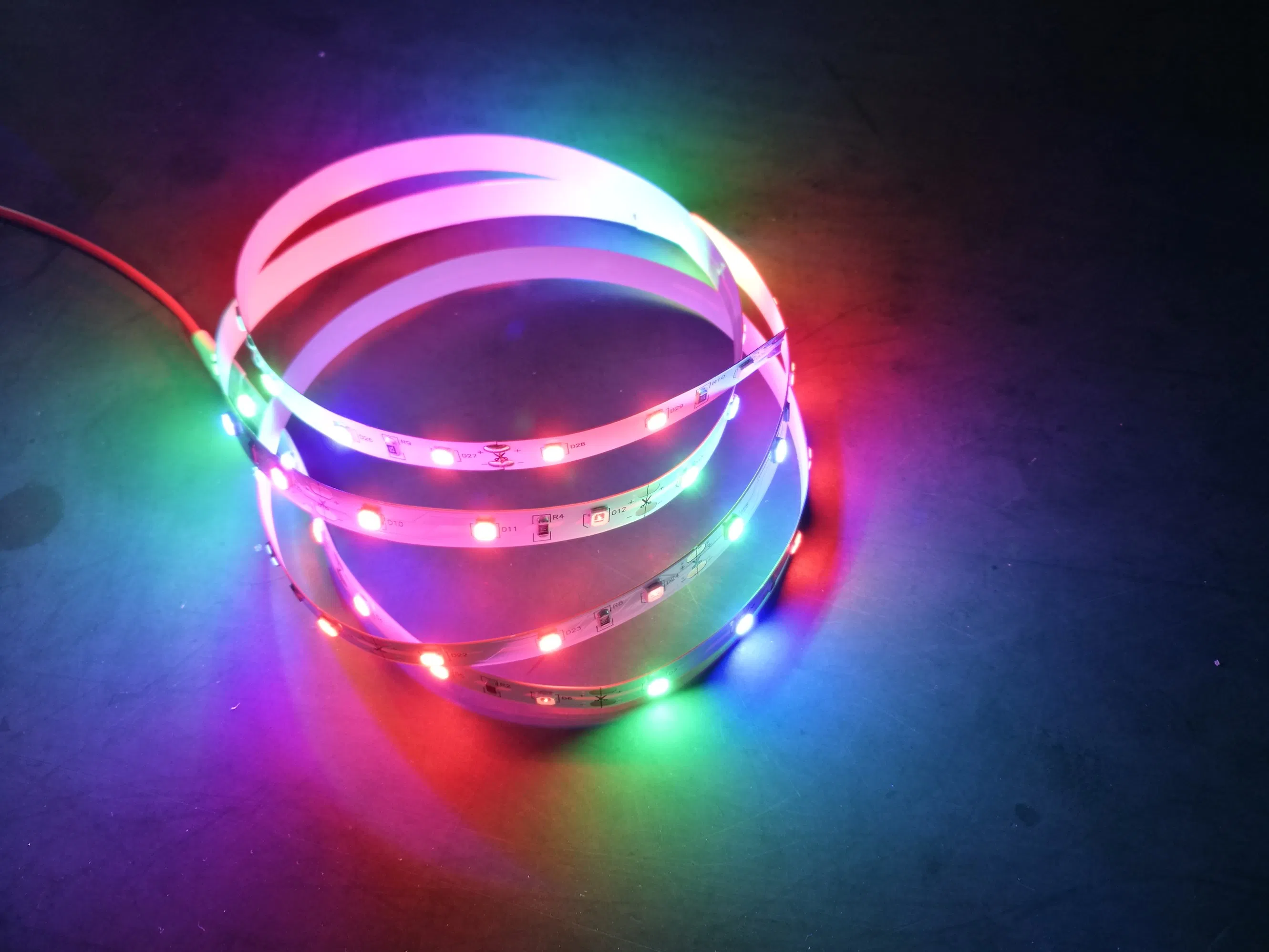 Custom 60LEDs/M Addressable LED Strip Outdoor Pixel RGB LED Neon Flex Strip