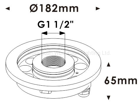 27W IP68 High Power RGB LED Fountain Light for Commercial Plaza Fountain