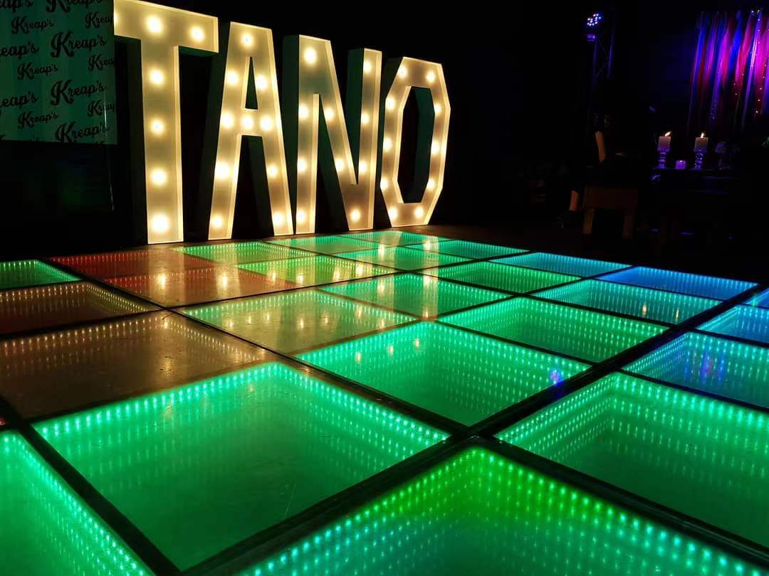 Magnetic LED Dance Floor Wedding Portable 3D Interactive Dance Floor Light