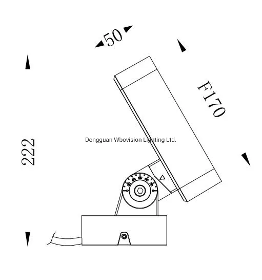 Square Floodlight Detail