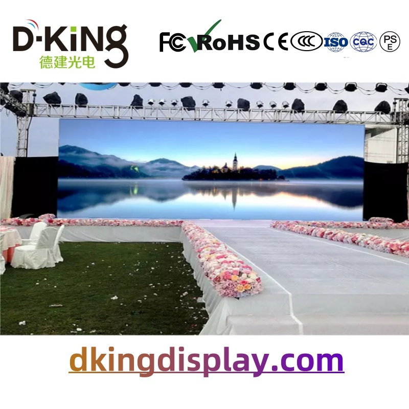 Music Festival HD LED Video Wall Outdoor P4.81 LED Screen Display Waterproof 500*1000mm Cabinet
