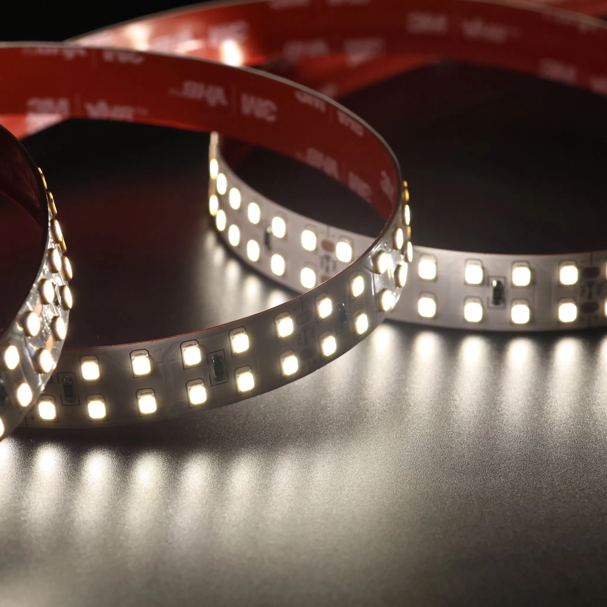 Double row smd2835 low voltage led strip 24V 240leds 3000K 4000K 6000K Flexible LED Strip for indoor