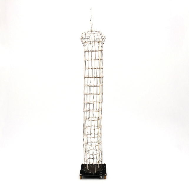 DIY Electronic Welding Pieces Macao Tower Colorful LED Rhythm Lights DIY Electronic Products