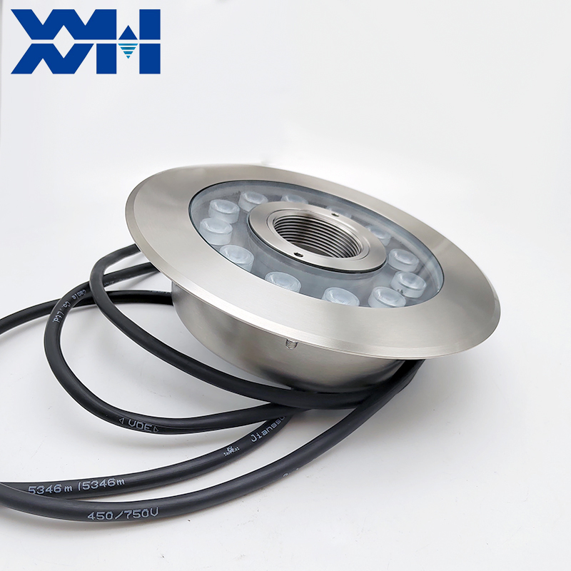 Stainless Steel RGBW DMX Submersible Underwater Lights IP68 DMX512 RGB/RGBA DC24V LED Fountain Lights