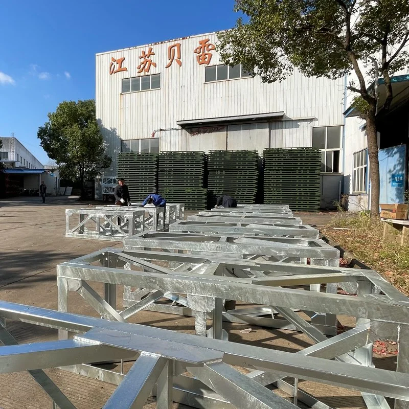 China Q355b/Q235B Universal Standard Bailey Steel Prefabricated Bridge for Military/Emergency