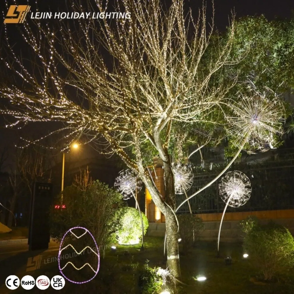 LED 2D Easter Egg Motif Light for Square Decoration