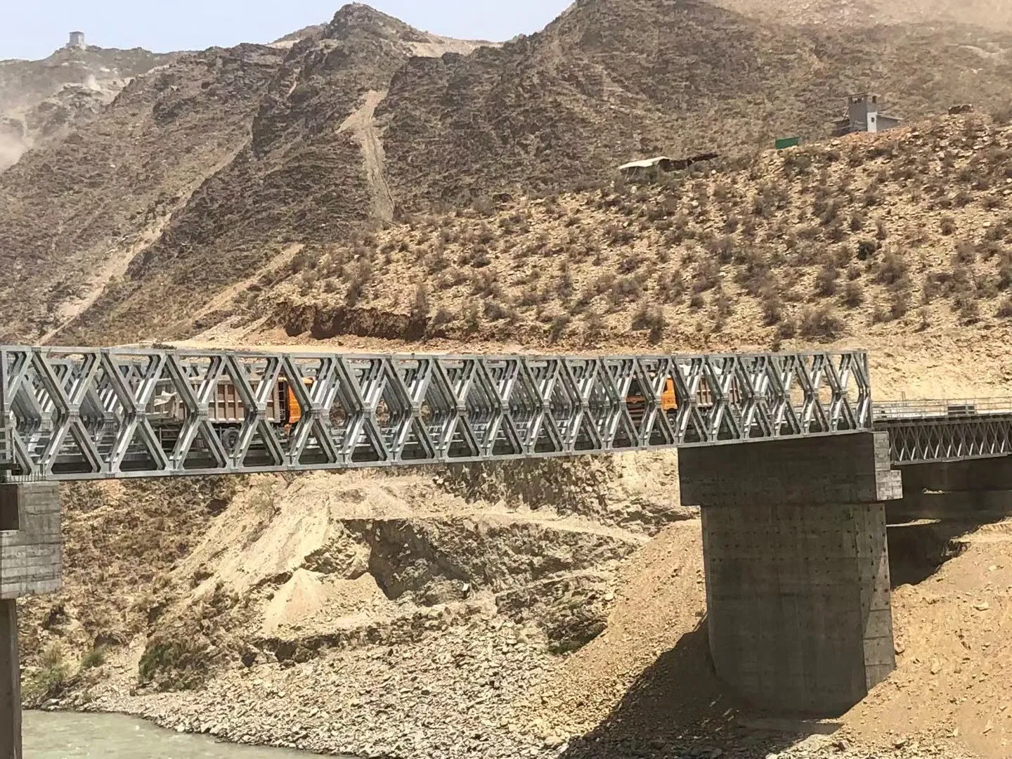 China Manufacture Prefabricated Steel Truss Pedestrian Bailey Bridge Zb100/ 321 Type