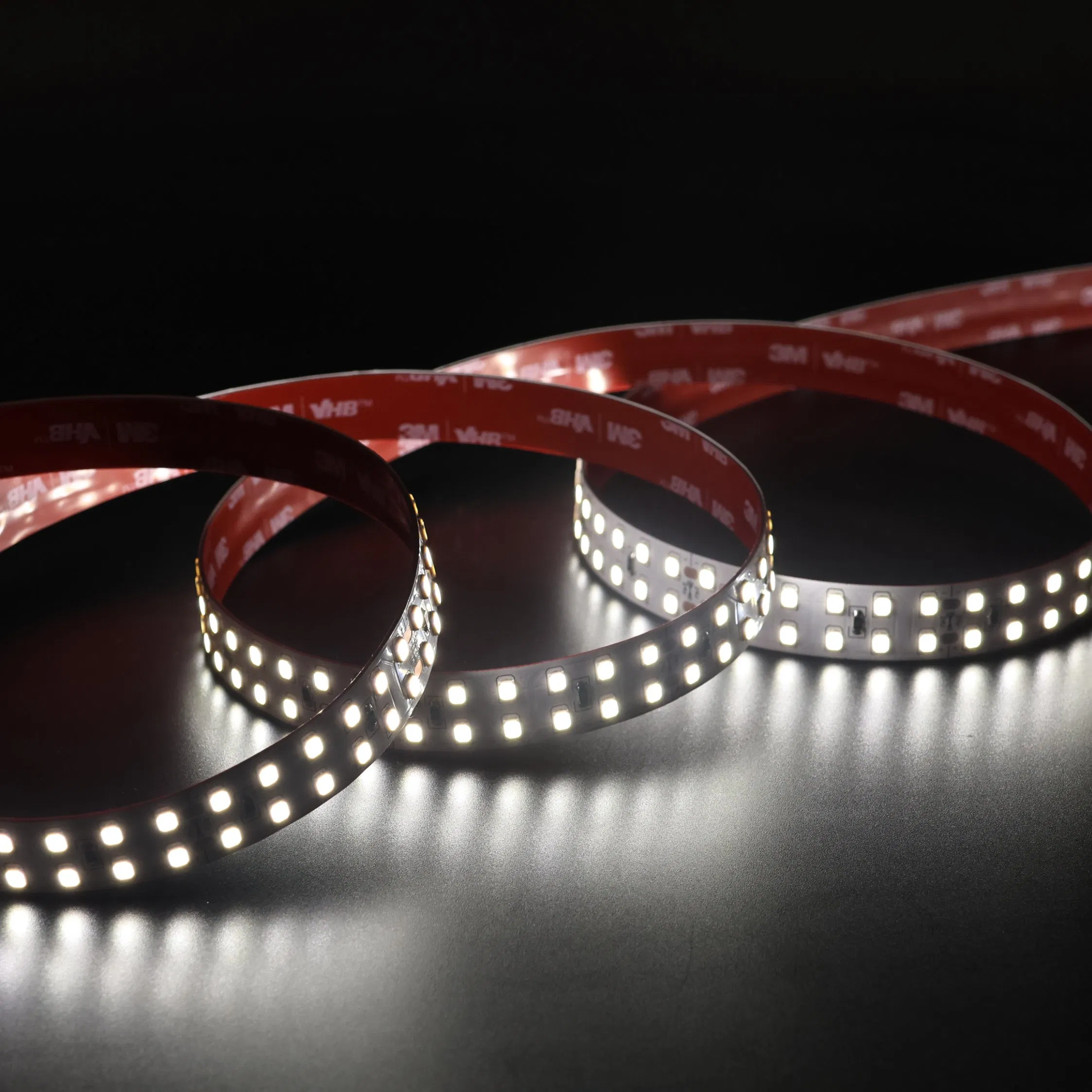 Double row smd2835 low voltage led strip 24V 240leds 3000K 4000K 6000K Flexible LED Strip for indoor