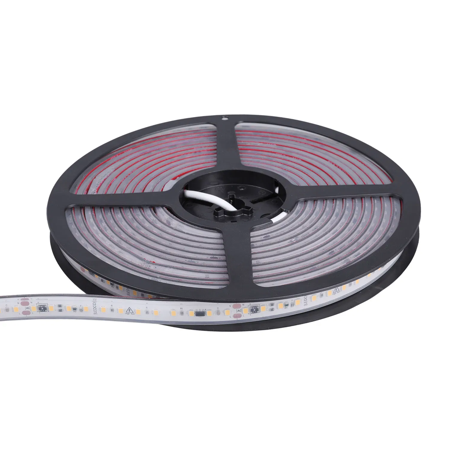 OEM ODM High Volt AC 110V 220V Waterproof 50m/Roll SMD2835 LED Light Flexible Strip