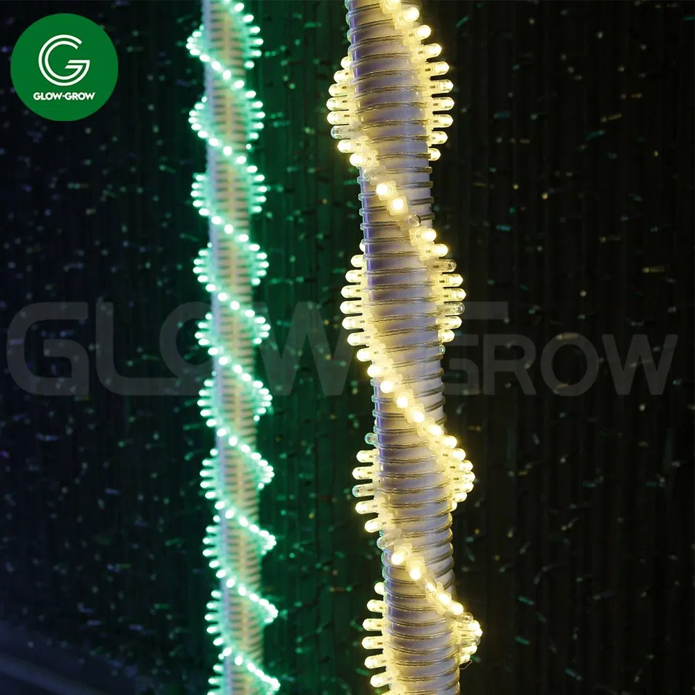 Wire Transparent Color Warm White LED Clip Light for Commercial Event Holiday Tree Christmas Xmas Decoration