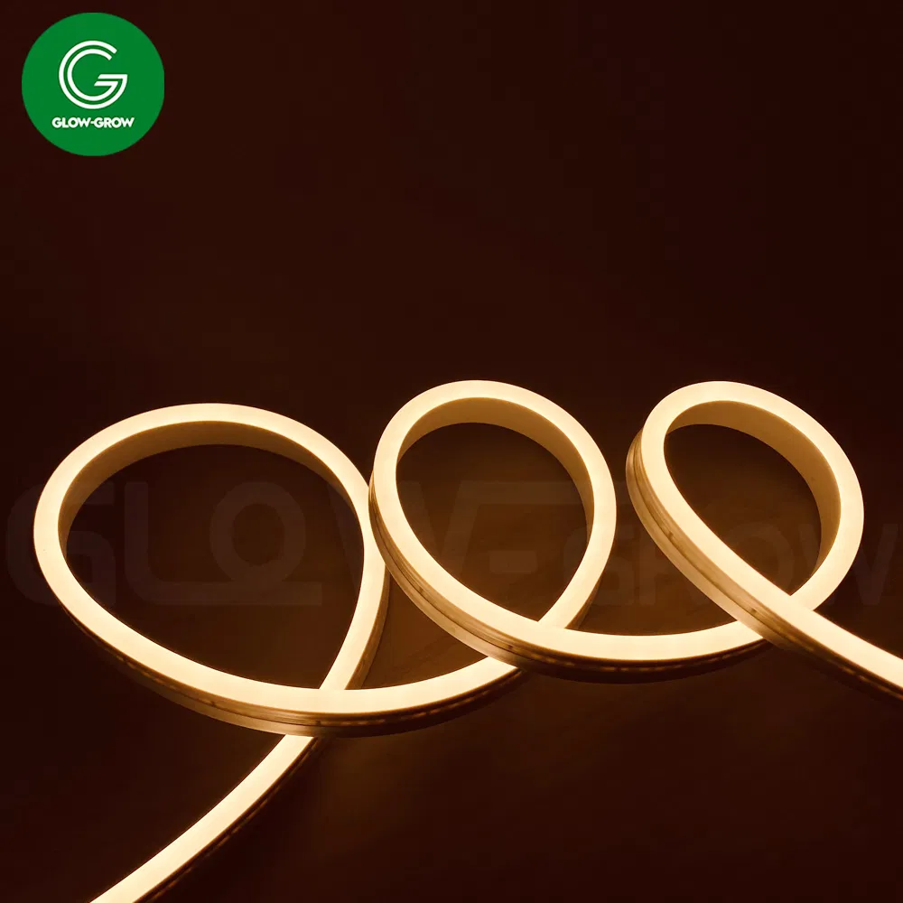 Factory Orange LED Strip DC12V Silicone Neon Flex Light for Indoor Outdoor Commercial Advertising Signboard Shop Logo DIY House Holiday Decoration
