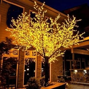 Light up Artificial White Cherry Blossom Light for Garden Decoration