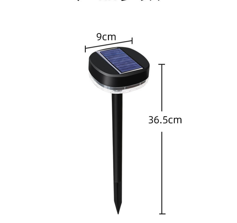 RGB Waterproof New Pattern Design LED Solar Garden Outdoor Landscape Lawn Ground Pathway Stake Light Lamp Solar Decoration Light