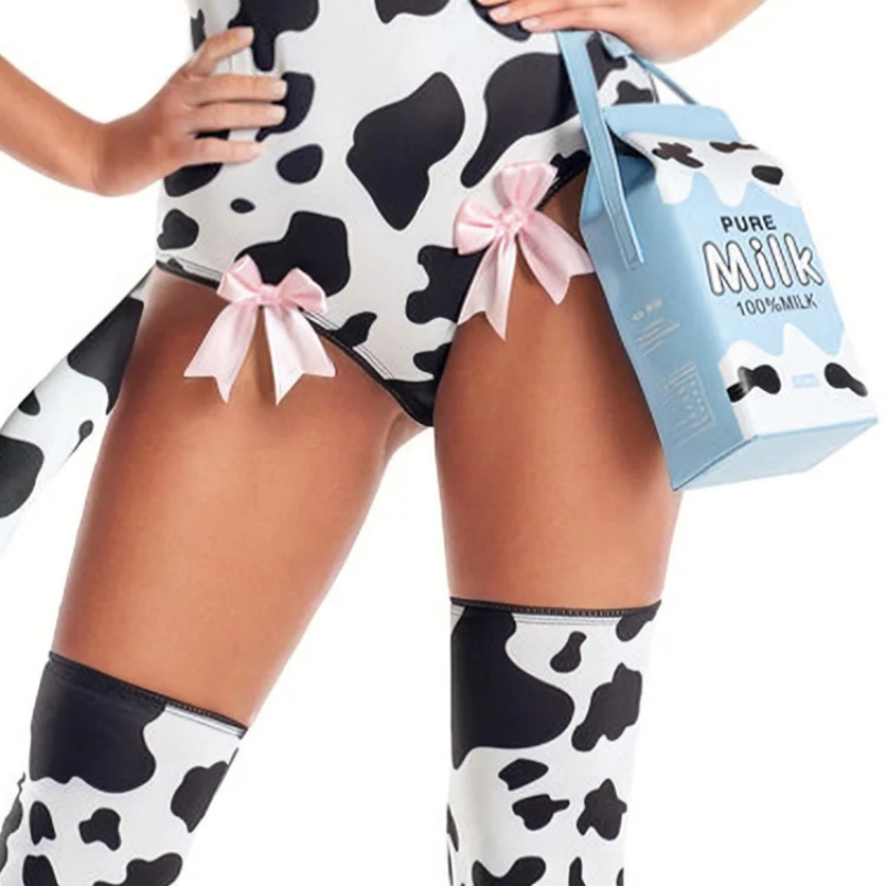 Fun and Playful Bessie Cow Costume for Parties MOQ 24 Sets Per Style 4ourcostumes