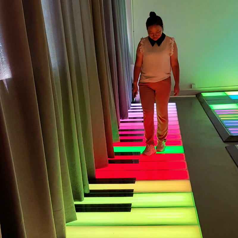 IP65 Indoor Tile Paint Base LED Piano Interactive Dance Floor Light