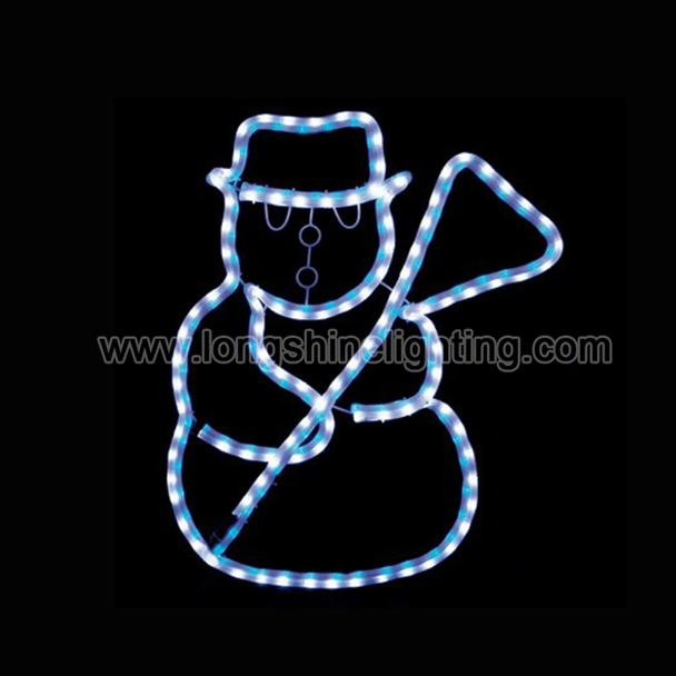 LED Decorative Waterproof 2D Motif Rope Decorative Light for Easter Decoration