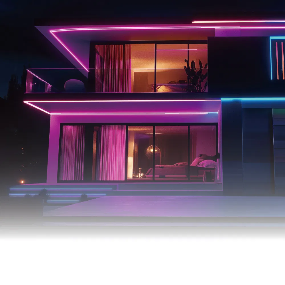 Smart RGB LED Strip Remote APP Controls Lighting Music Sync for Hotels Home Decoration Use