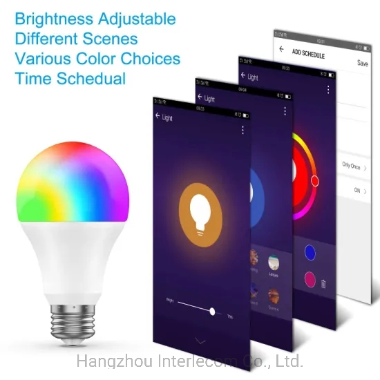 Smart RGBW LED Bulb Multicolored WiFi APP Controlled Decoration Light