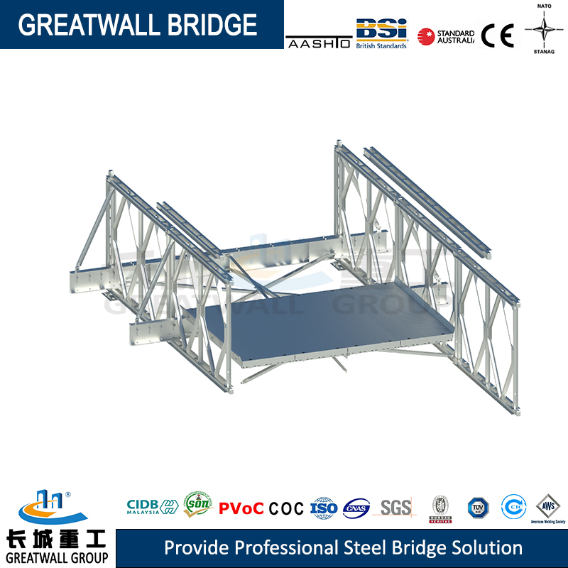 Steel Bailey Panel Bridge of Modular and Prefabricated China Manufacturer