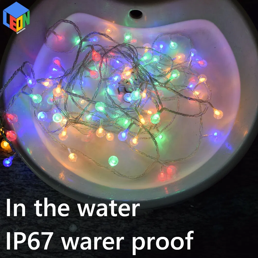 Water Proof Christmas and New Year Home and Outdoor LED Decoration String Light (Low Safety Voltage)