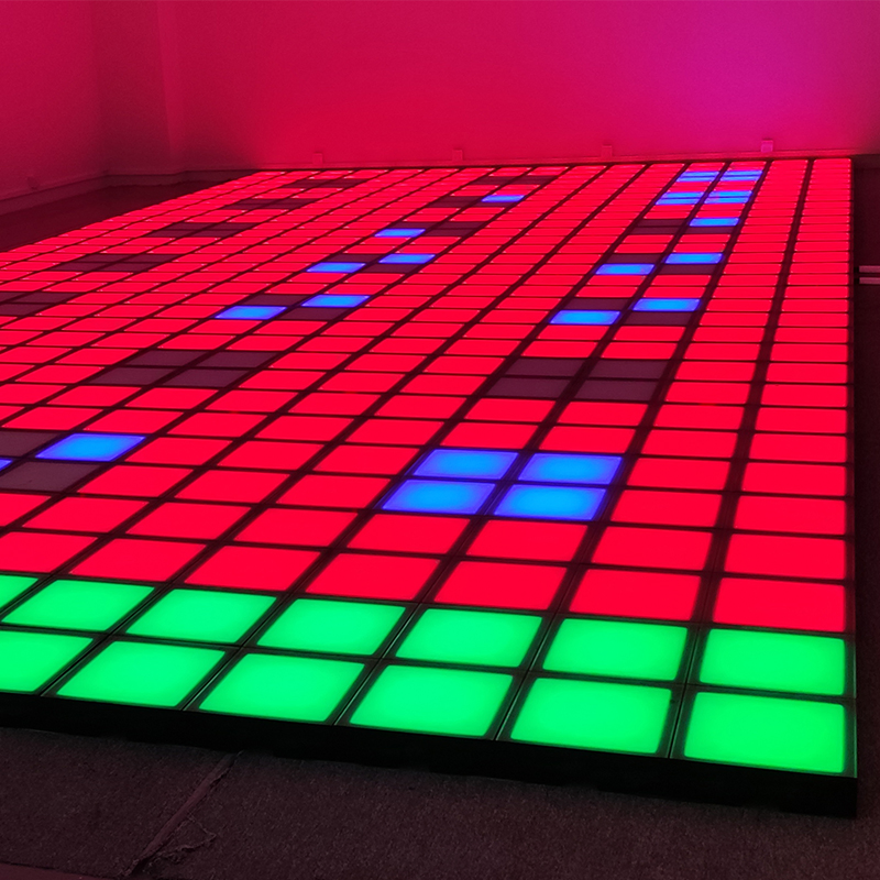 Floor Is Lava Game Jumping Grid Game Super Grid LED Activate Interactive Light up Game Room