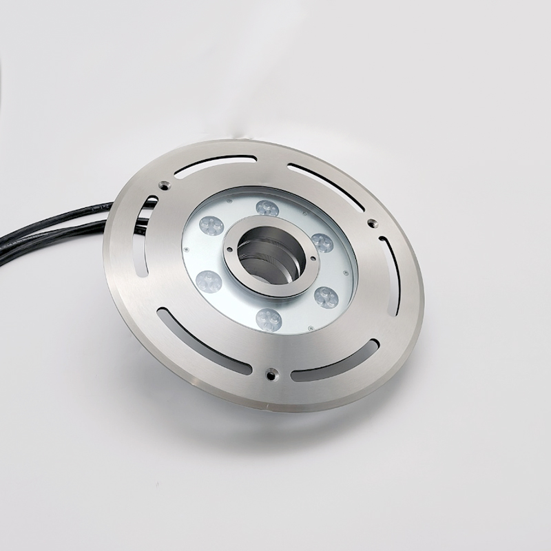 18W 24V RGB Donut Ring Submersible DMX RGB LED Underwater Fountain Light