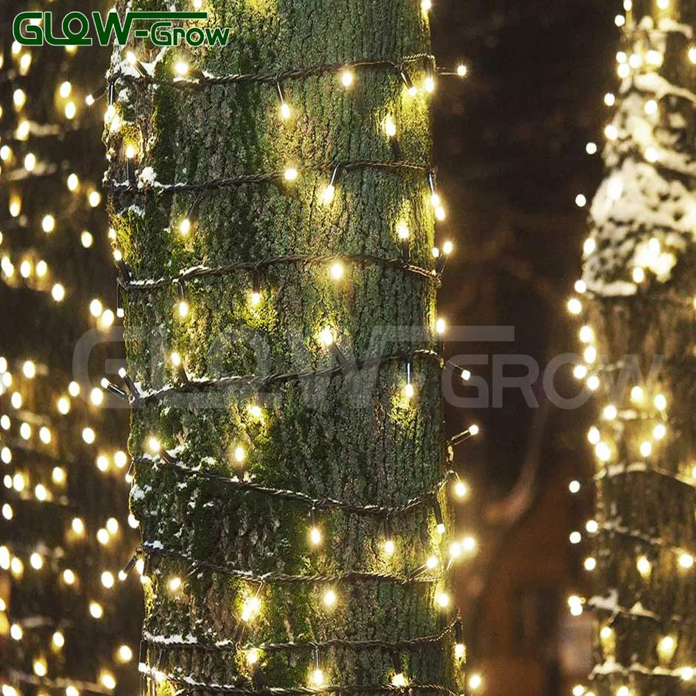 120V 230V Palm Tree Christmas Lighting LED Mini String Light for Holiday Decoration
