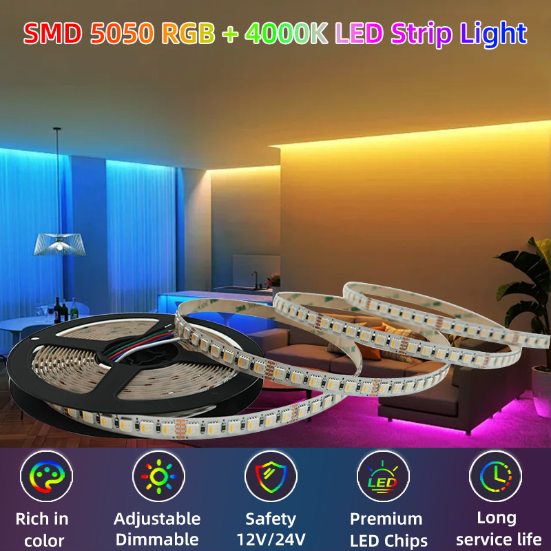 Custom Pixel RGB RGBW Rgbic Led Strip Light Multicolor Smart Wifi App Control Music Sync Dynamic Effects Color Changing Flexible IP20 IP65 IP67 Waterproof 24V