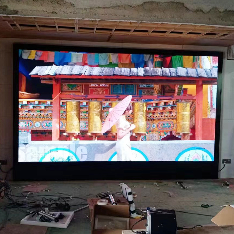 DJ Booth LED Display Night Bar Ultra Thin LED Display Full Color Electronic Music Festival Night Bar DJ Booth LED Display