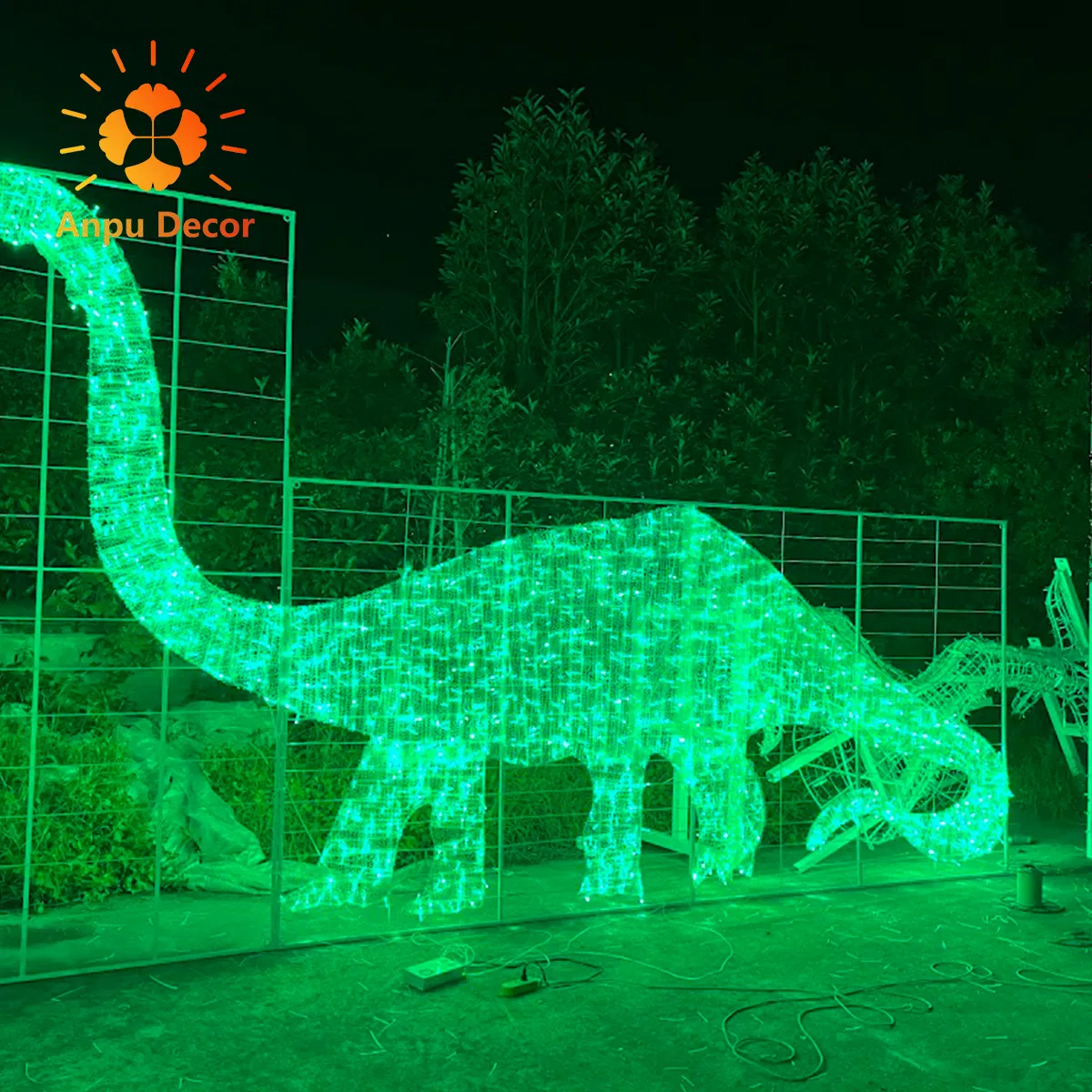 2023 New Commercial Motif Light Holiday Dinosaurs Festival Lantern Decoration Artificial Animals Christmas Waterproof