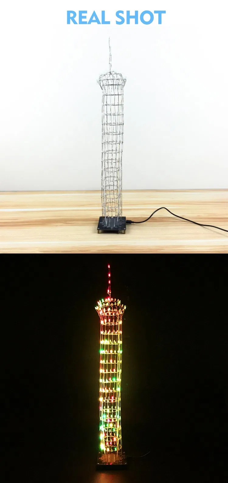 DIY Electronic Welding Pieces Macao Tower 4