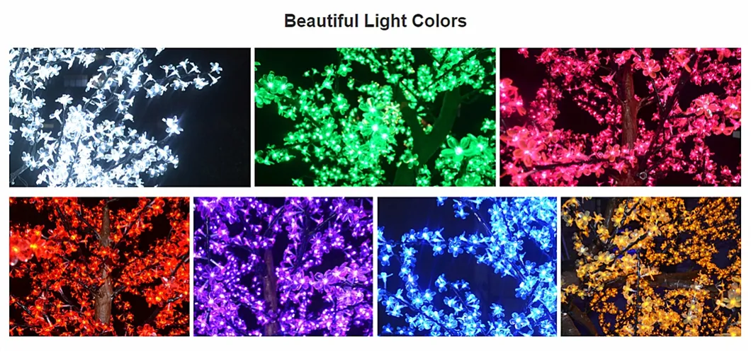 Artificial White Cherry Blossom Light