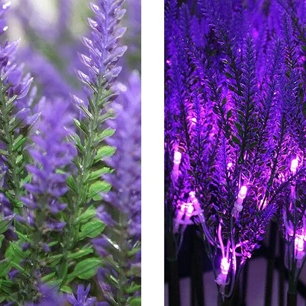 Solar Flower Lights Outdoor Decorative 2-Pack Garden Powered IP65 Waterproof Flash Ci24842