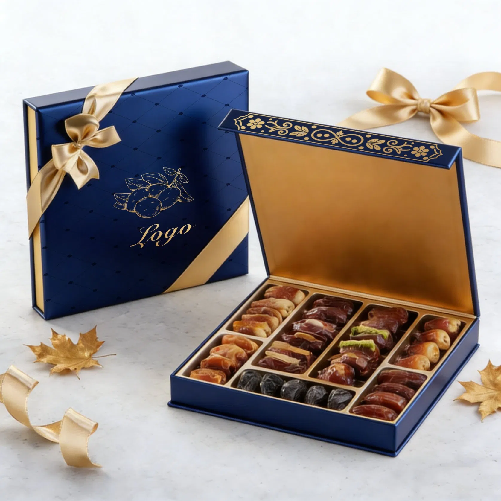 Wholesale Hot Selling Chocolate Dessert Box with Custom Logo Dates Candy Gift Box