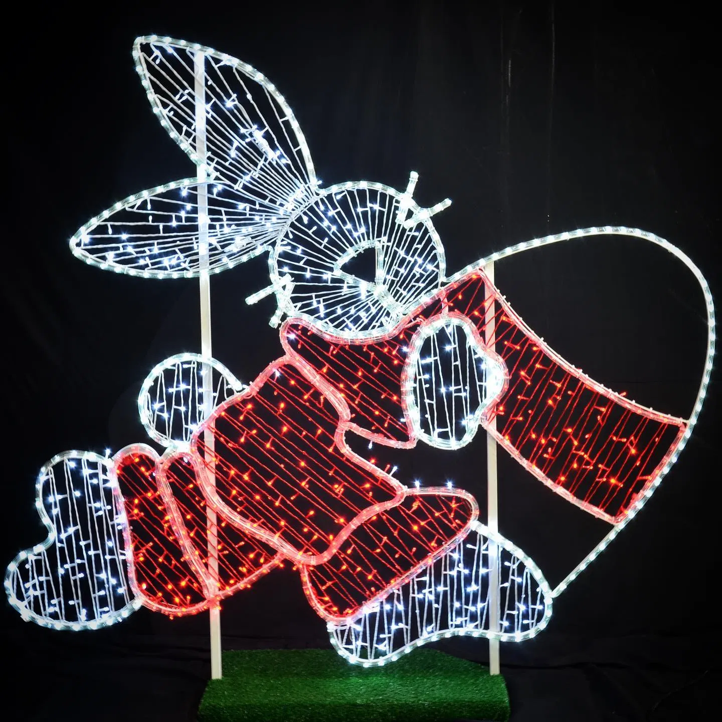 Customized Multi Color 2D Outdoor LED Egg Motif Light for Christmas &amp; Easter Holiday Decoration