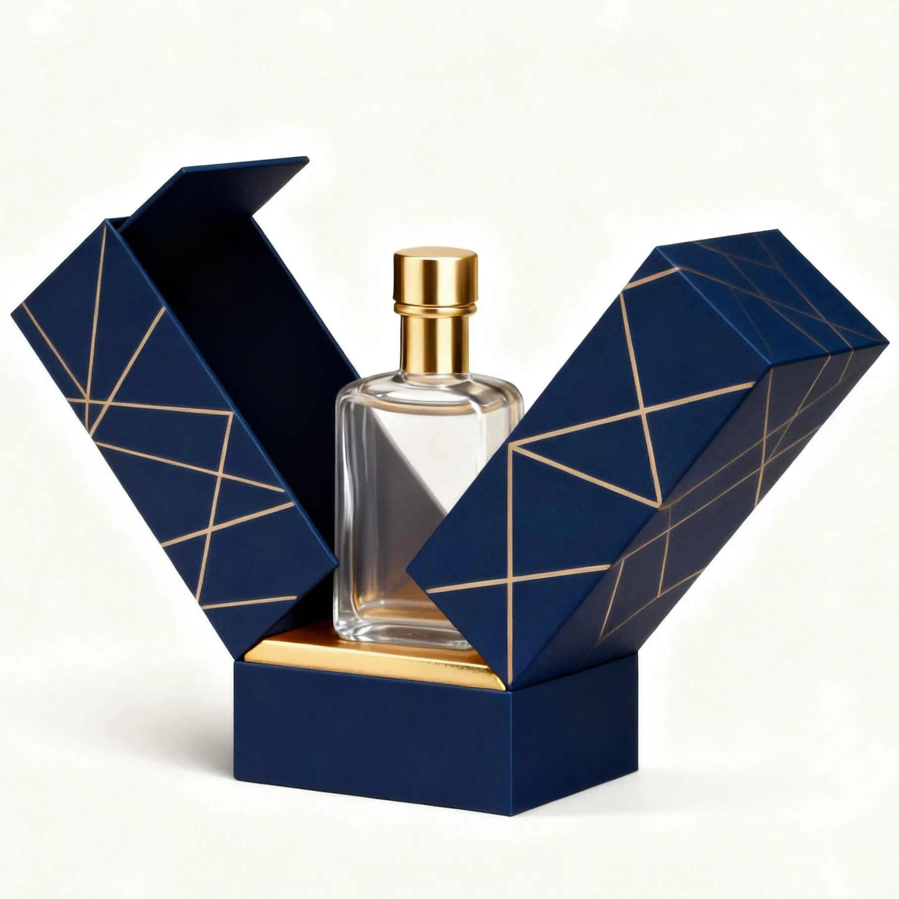 Hot Sale Custom Printing Logo Luxury Double Door Magnetic Perfume Gift Box