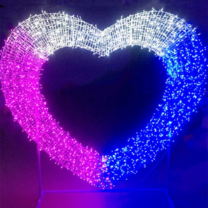 Wedding Festival with 3D Motif Lights, High Quality Time Tunnel