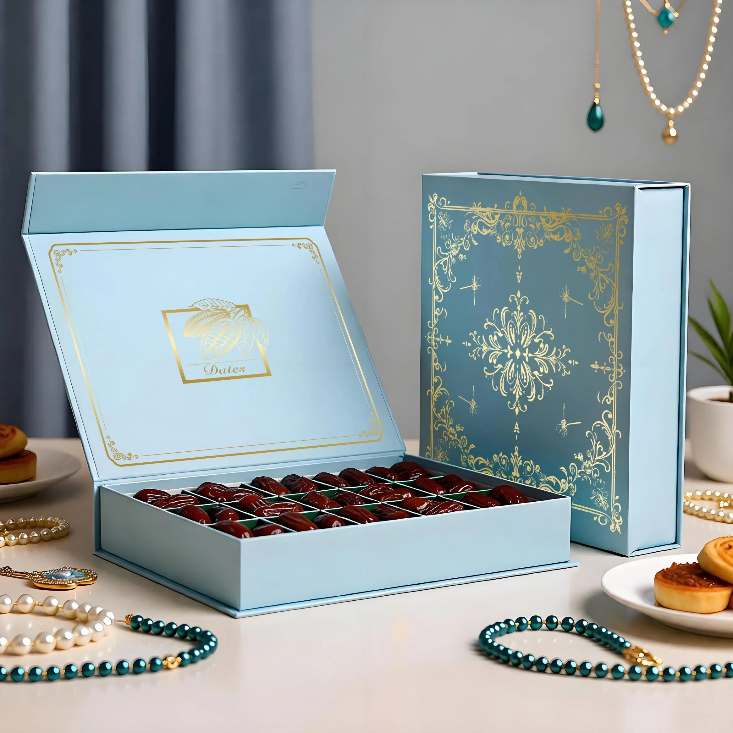 Wholesale Hot Selling Chocolate Dessert Box with Custom Logo Dates Candy Gift Box