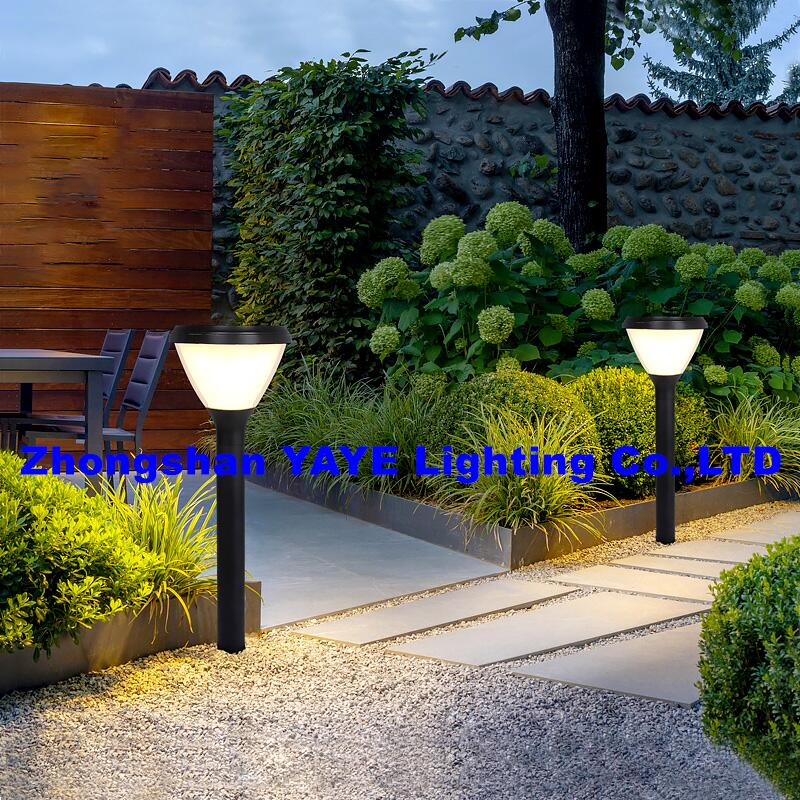 Yaye CE 50W Aluminum Outdoor LED Garden Landscape Lights Park Mini Lawn Pathway Spike Stake Solar Light with 3 Years Warranty/1000PCS Stock