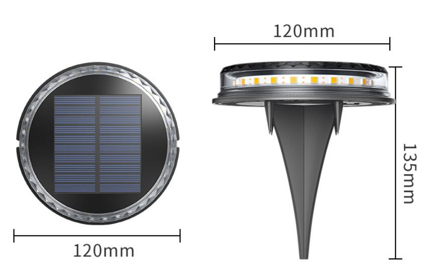 Decorative Solar Garden Lights Outdoor Waterproof Holiday Stake Landscape Light Solar Firework Light Lawn Flood Lighting Path Lantern Lamp