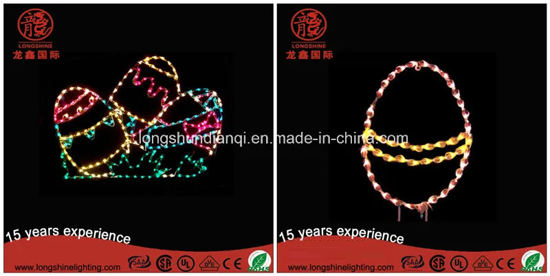 LED 2D Motif Easter Eggs Light Details