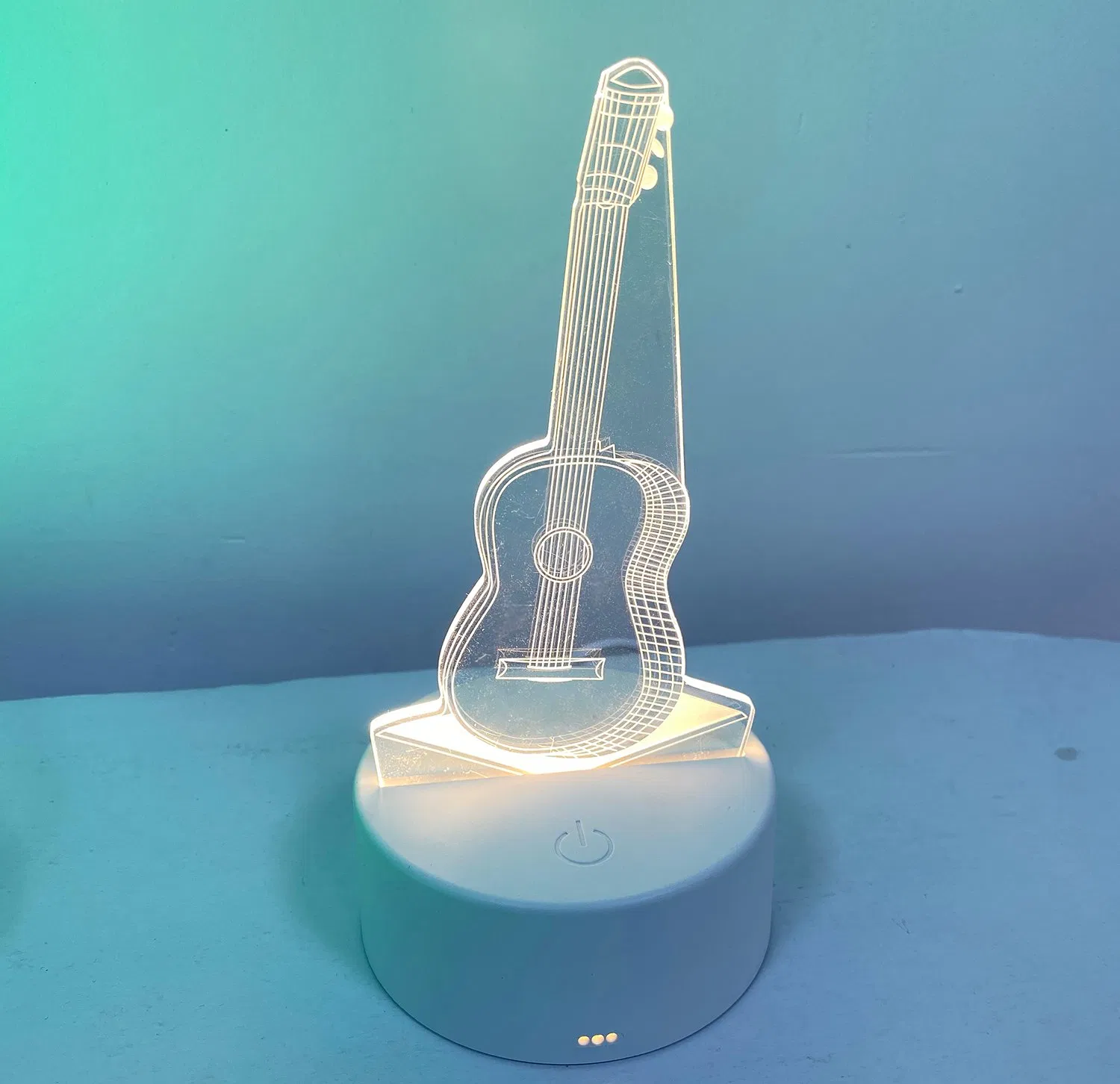 4mm Thickness Acrylic Display with ABS Plastic Rectangle LED Light Base for Festivals and Showcase