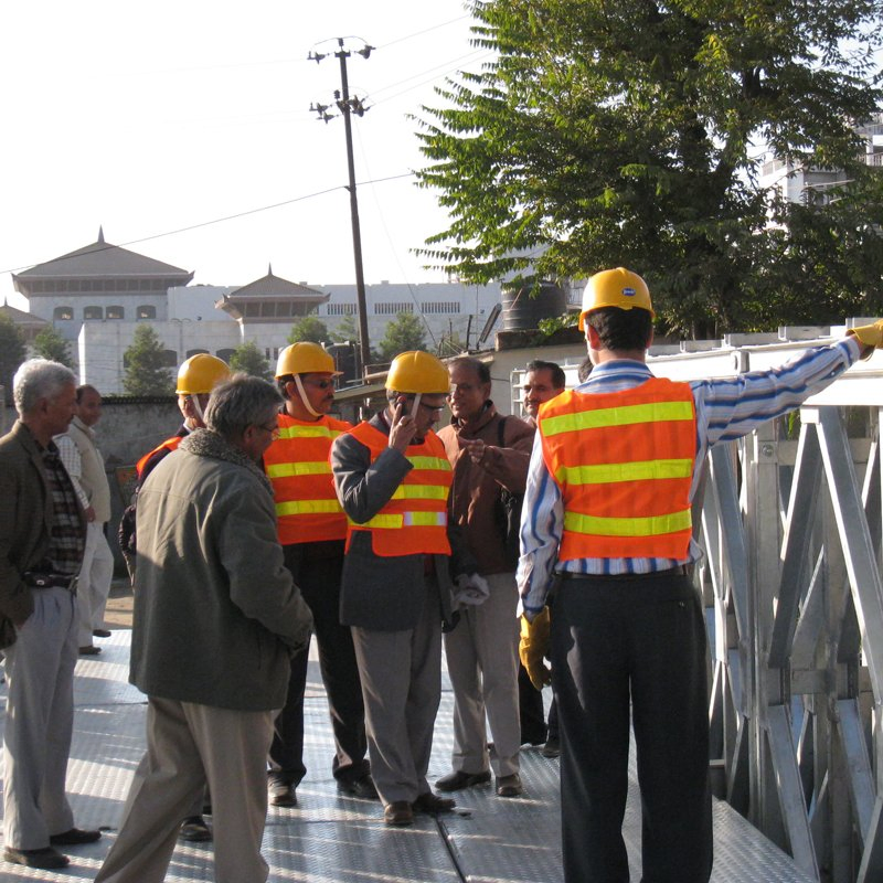 Compact 200 Bailey Steel Bridge Construction Price Professional Pedestrian Panel