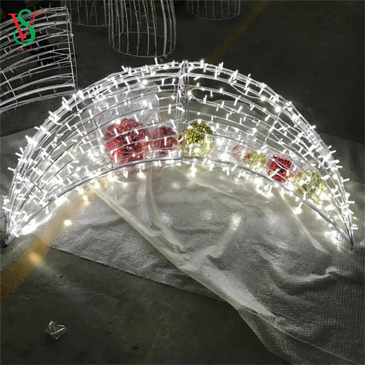Shopping Mall Decorations LED Hanging Ramadan Moon Motif Lights