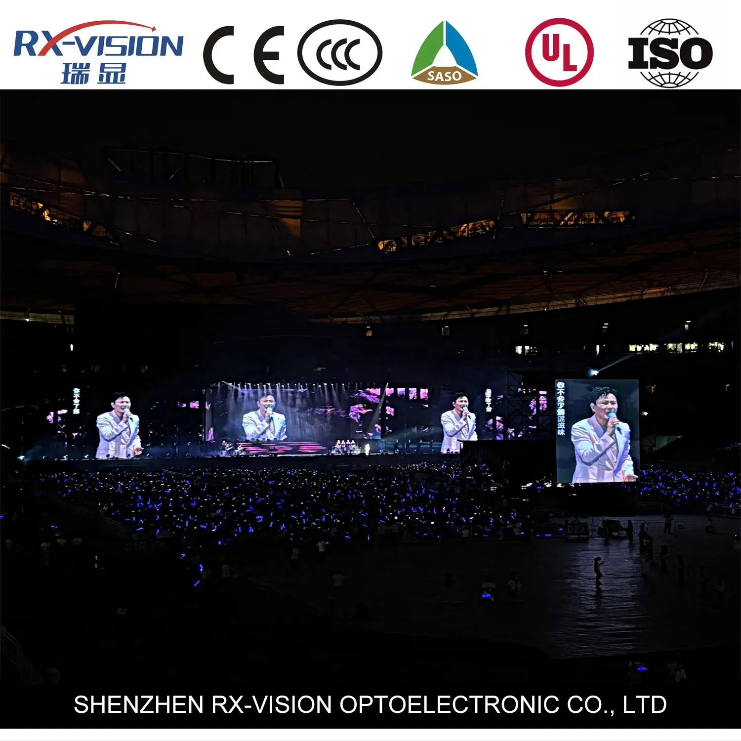 P2.97 500*1000 Rental Outdoor Concert Music Festival LED Screen Wall LED Display