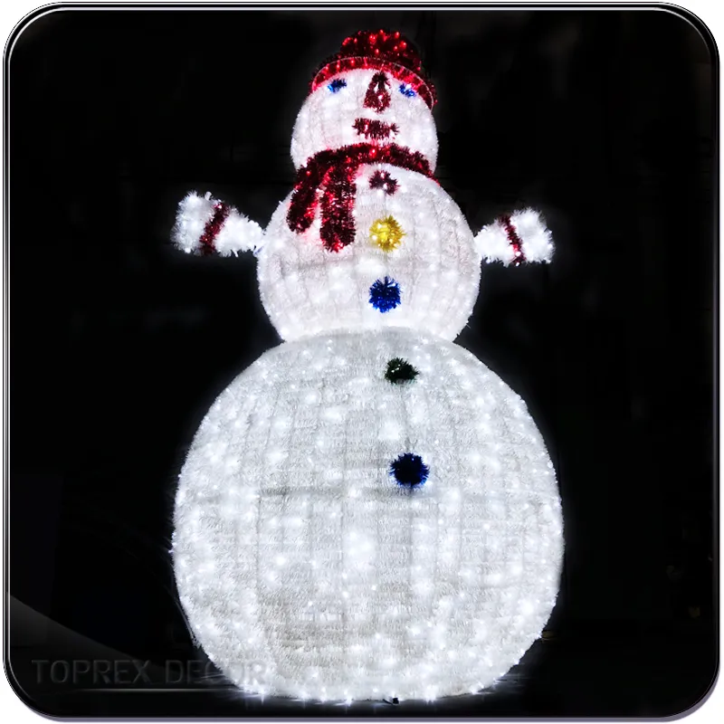Outdoor Christmas Snowman Decoration