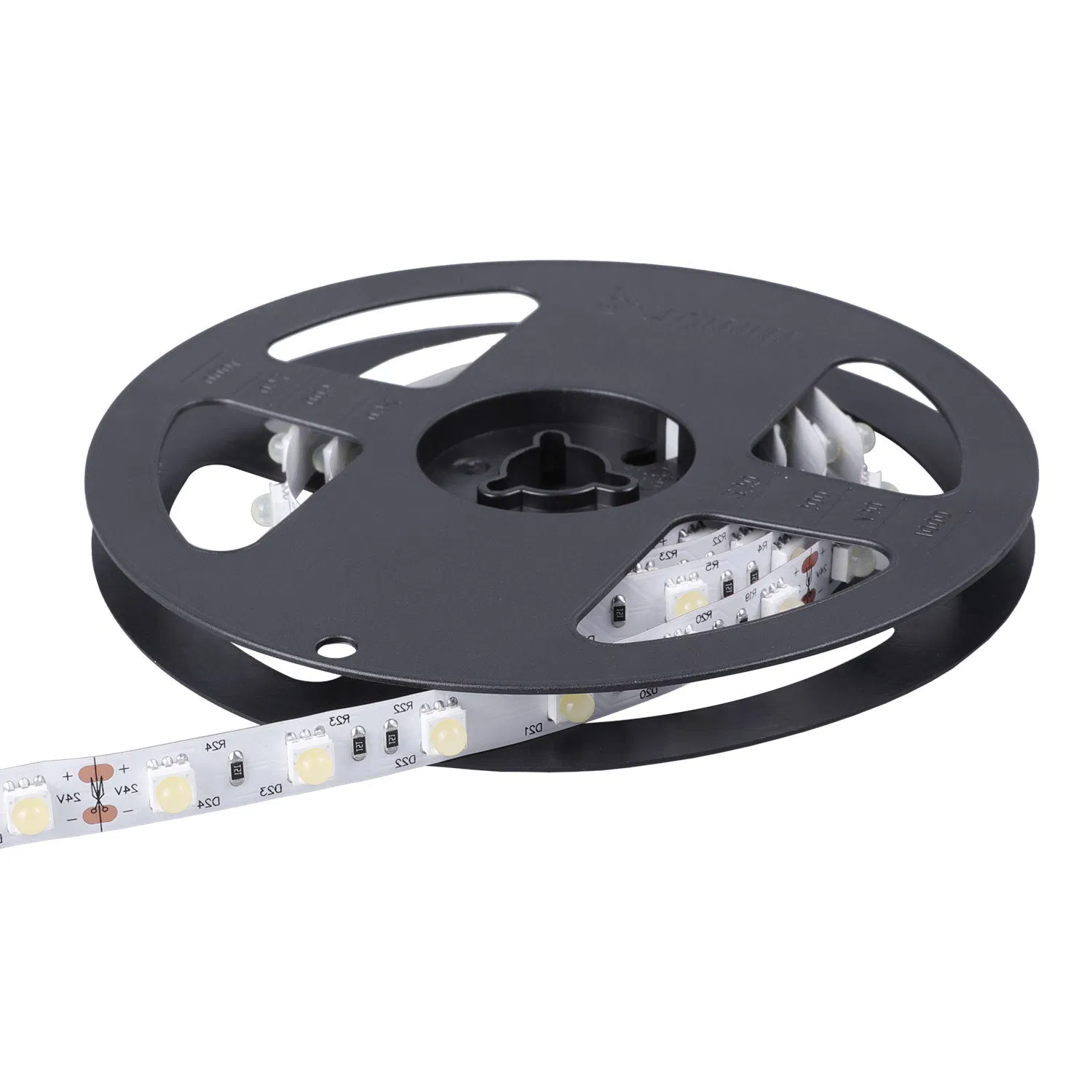 14.4W 60LEDs/M White Color 6000K 5050SMD LED High Bright Strip with LENS