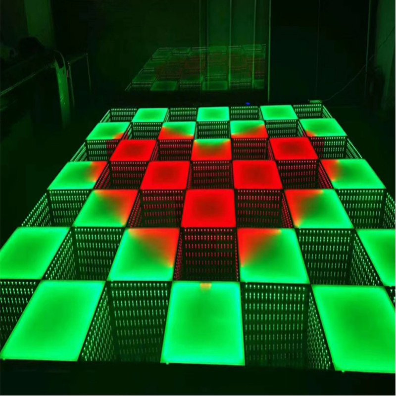 LED Dance Floor Wedding 3D Interactive Stage Light